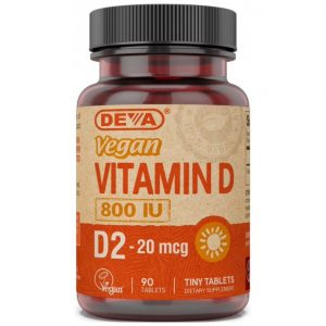 Deva Vegan Vitamin D2 - 800iu