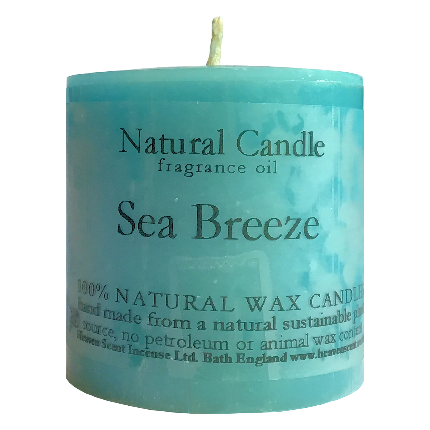 Heaven Scent Fragranced Candle Sea Breeze Shop Vegan