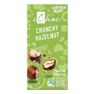 iChoc Crunchy Hazelnut Chocolate Bar iChoc Crunchy Hazelnut Chocolate Bar