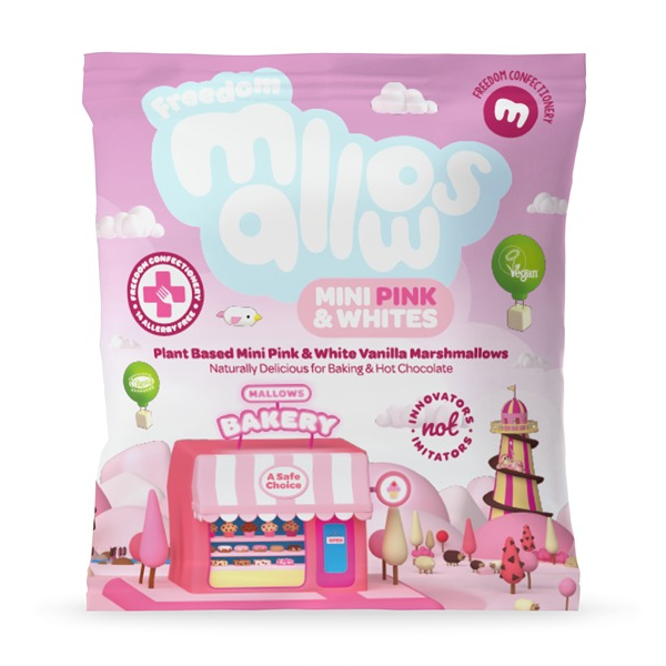 Freedom Mallows - Mini Mallows - Vanilla (Pink & White)