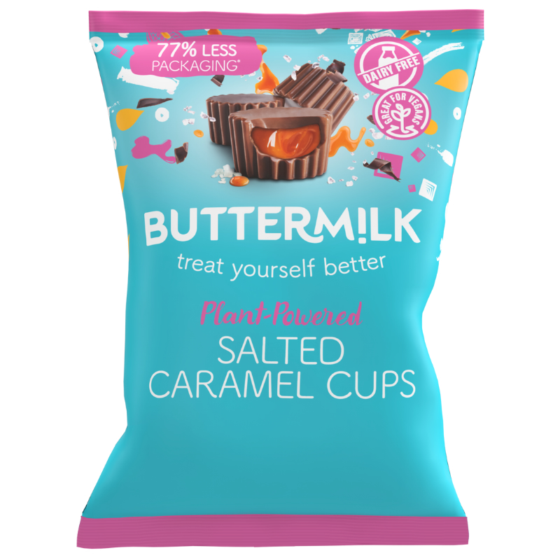 Buttermilk Salted Caramel Cups Buttermilk Salted Caramel Cups