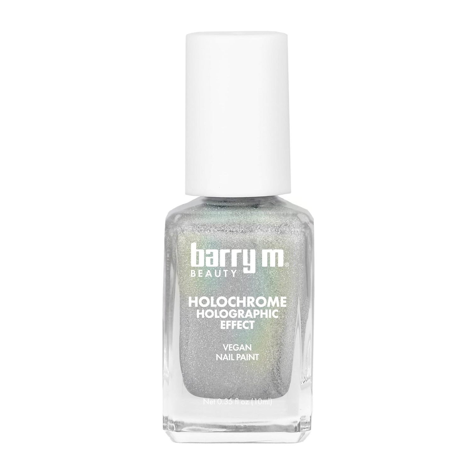 Barry M Cosmetics Holochrome Holographic Effect Nail Paint - Silver Stardust (no. 4) Barry M Cosmetics Holochrome Holographic Effect Nail Paint - Silver Stardust (no. 4)