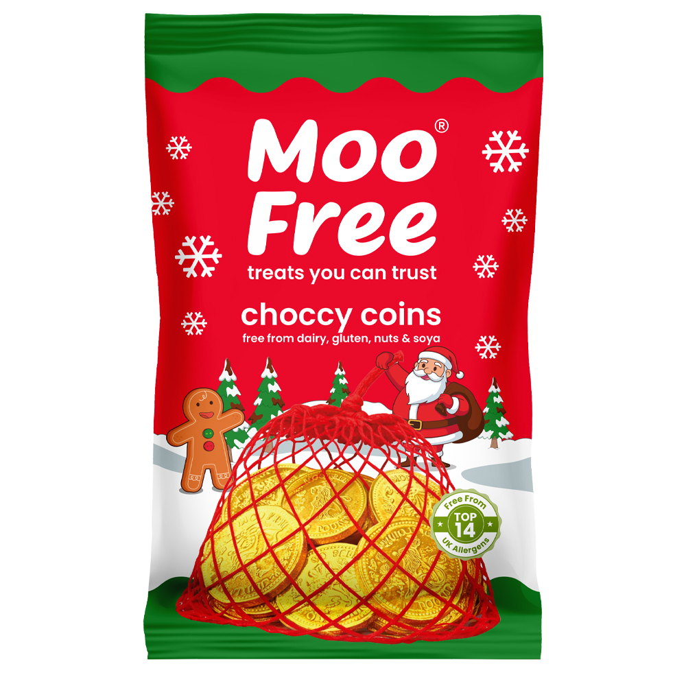 Moo Free Choccy Coins Moo Free Choccy Coins