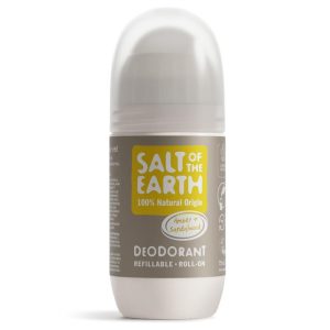 Salt of the Earth Natural Refillable Roll-On Deodorant - Amber & Sandalwood